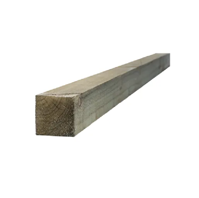 Treated Incised UC4 Fence Post Green 75 x 75 x 2400mm